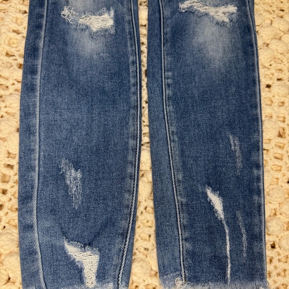 Kancan Women's Blue Distressed Jeans.    #17 - Picture 8 of 13